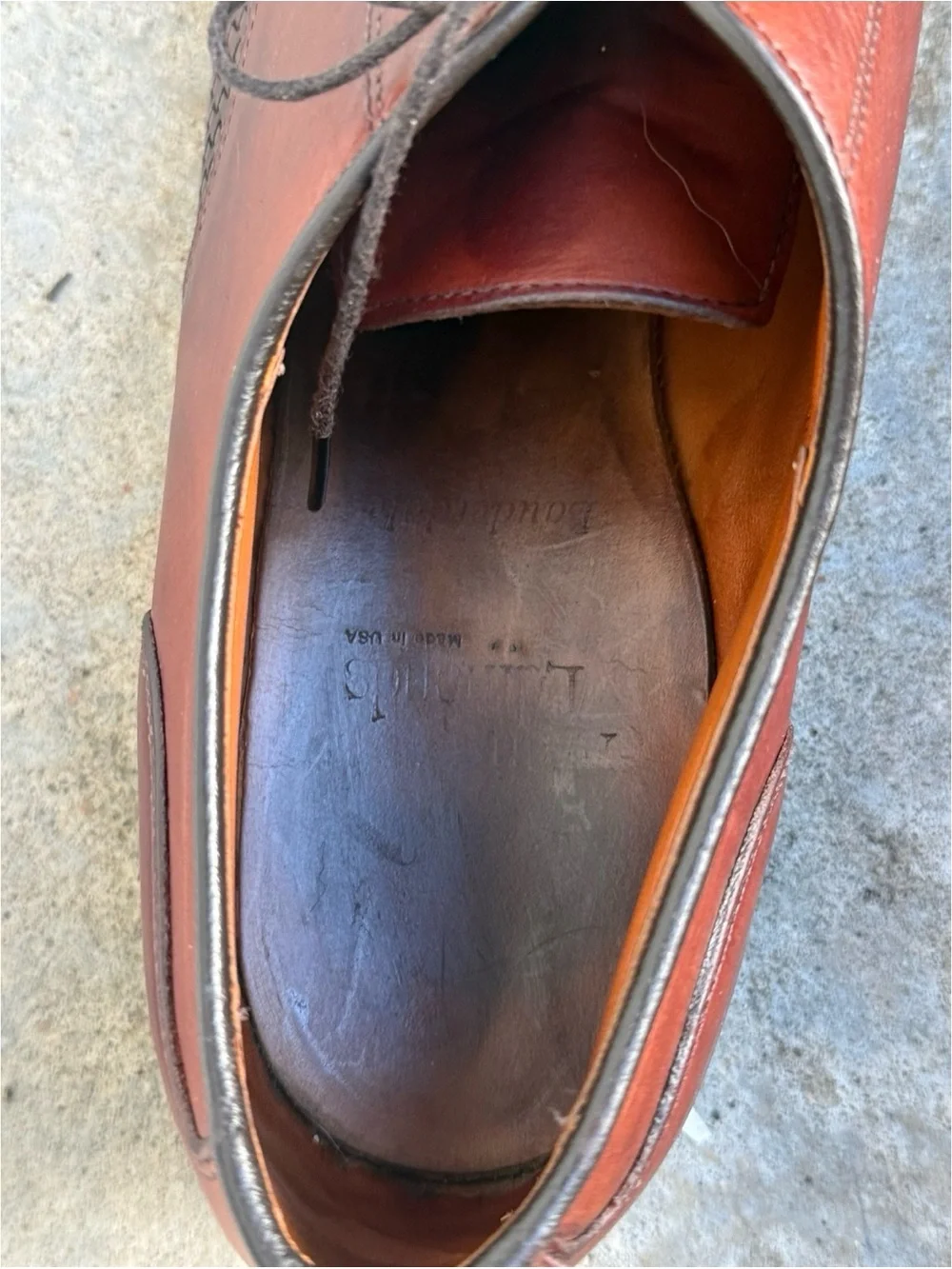 Allen Edmonds Men’s Dress Shoes Lauderdale Burgundy Brown Leather Woven SZ 10.5D
